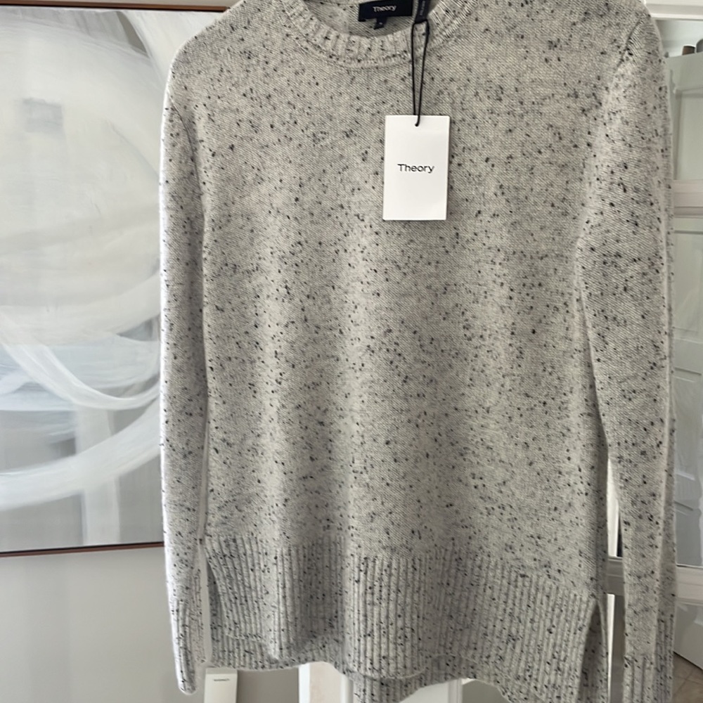 Theory Cashmere Donegal Sweater